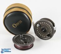 Orvis Battenkill 7/8 alloy fly reel in little used condition, made in England, 3-3/8” diameter, drag