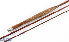 Hardy Alnwick whole cane fly rod (could this be the guinea rod?) G23780, 9’ 92 approx, 3pc, alloy