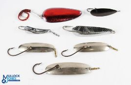 Very nice collection of large spoons, consisting of: A L Wilson 7B 5 ½” spoon. 2x A L Wilson 6B 4 ½”