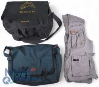 Wychwood Boatman game fishing bag, externally embroidered “WIGFIC 97”, leaping fish logo, internal