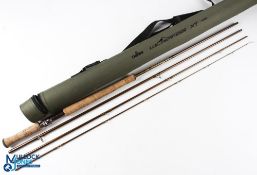 Daiwa Wilderness XT 12’ 4 piece carbon fly rod, line #9, lined butt and stripper rings, bronze