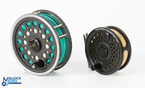 J W Young and Son Redditch Fifteen Hundred Series 1535 salmon alloy fly reel, 4.25” spool, 2 screw