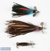 Hardy Bros Halcyon spinning lures (3) features sizes 2 ¼