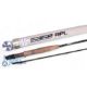 Sage Graphite 3 RPL 9’ 2 piece trout fly rod, line rate #4, cork handle with wood spacer, black - Image 1 of 3