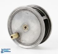 J Bernard and Son, 45 Pall Mall, London SW1 alloy salmon fly reel 4 ½” wide spool, Slater style