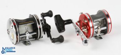 2x ABU Ambassadeur multiplying reels - to include a 6501-C3 multiplier reel in silver finish,