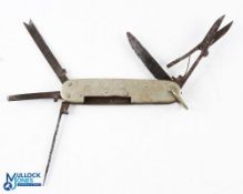 Hardy Alnwick Anglers Knife No 3 - all tools open well, screw driver broken