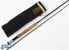 Hardy Bros ‘The Hardy Graphite’ 9ft 2 piece trout fly rod 6/7# with alloy uplocking reel seat and
