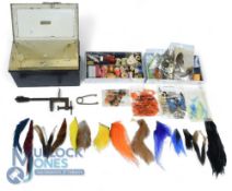 Farlow and Co, Ltd, Charles Street, St James, London black japanned fly tyer’s cabinet, measuring