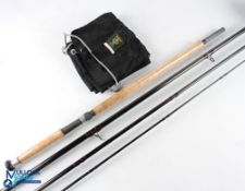 Daiwa Whisker Fly 17’ 3 piece with detachable butt rod, made in Scotland with Thistle logo, line