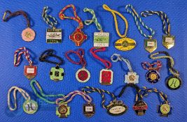 Collection of Horse Racing Enamel Members Badges. Covering the years 1970 - 2000s for the