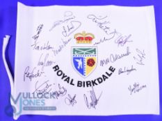 Royal Birkdale Golf Club (Open & Senior Open Golf Championship Venue) multiple signed embroidered
