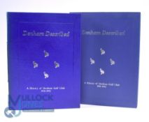 Multi signed book: Michael Melford and Bob Fenning Denham - Described A History of Denham Golf
