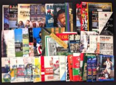 Mixed Sporting Programmes. Featuring Cricket, Rugby, American Football, Tennis, Golf, together