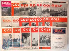 1936-1974 Golf Illustrated, weekly golf magazines: to include Sept 5th 1936, Sept 17th 1959, Oct 8th