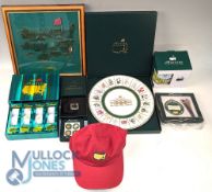 Collection of Merchandise from the Master Championships: to include Cap, Ball markers, Set of 12