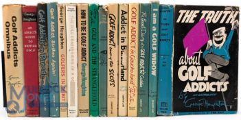 George Houghton Golf Addict Books: a selection to include hardback books - Golf Addict Omnibus 1966,