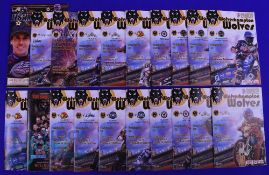 2023 Wolves Speedway Programmes. Complete Final Season 20 Programmes