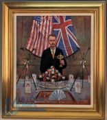 Craig Campbell Golf Artist - Born 1960: Samuel Ryder 1929 Ryder Cup, featuring Samuel Ryder at the