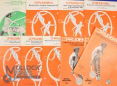 The Junior Grass Court Championships of Great Britain Tennis Programmes. Official programmes. Held