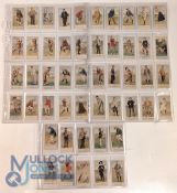 Cope's Golfers: a set of nostalgic reprinted tobacco cards c1982, 50/50 cards. In good condition