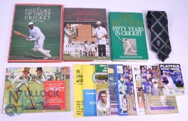 Selection of Cricket Memorabilia. To include Greg Thomas Benefit Tie, History of Llanelli Cricket