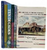 6x Golf Centenary Histories Books to include: Ten Decades the Australian Golf Club John Alenson