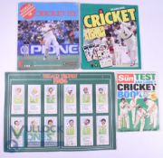 Cricket Panini Sticker Book. Cricket 1983 complete together with Scanlens Cricket Album 1982/83, The