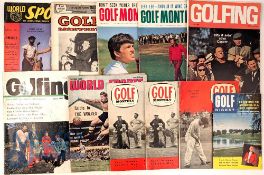 1950-1960 Golf Magazine Collection: a mixed lot to include World Sports April 1951, Golf Monthly Nov