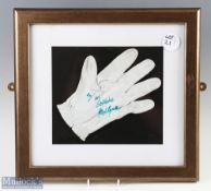 Signed Golf Glove - Stephen Gallacher Scottish Golfer, plus a signed Golf Glove Paul Lawrie Scottish