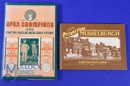 Colville, George M signed Musselburgh Golf Books (2) to incl 'Five Open Champions and The