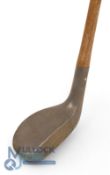 Huntley Alloy mallet head Patent putter with well rounded sole and fine multi-dot face markings with