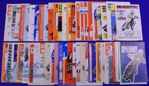1970-90s Defunct Speedway Tracks Programmes. Featuring various teams to include Crewe, Barrow,