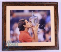 Tennis - Roger Federer Autographed Photograph. Roger Federer (born 8 August 1981) is a Swiss