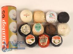 Assorted Golf Balls features a Tube of 3x Wrapped Dunlop 65s, 3x black wrapped Dunlop 65s loose,