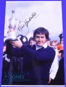 1979 Severiano Ballesteros Open Golf Champion Signed Press Photograph - played at Royal Lytham and