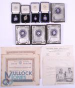 William A Land Athlete Kent County AAA Championships h/m silver sporting medals and trophies.