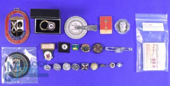 Great Golf Related Mixed Lot: to consist of silver buttons for Withington GC, Bramhall GC, SH GC,