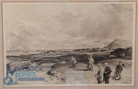 Brown, Michael James (1853-1947) Life Association of Scotland original print: North Berwick Links