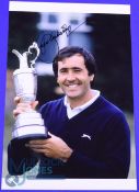 1988 Severiano Ballesteros Open Golf Champion Signed Press Photograph - played at Royal Lytham and