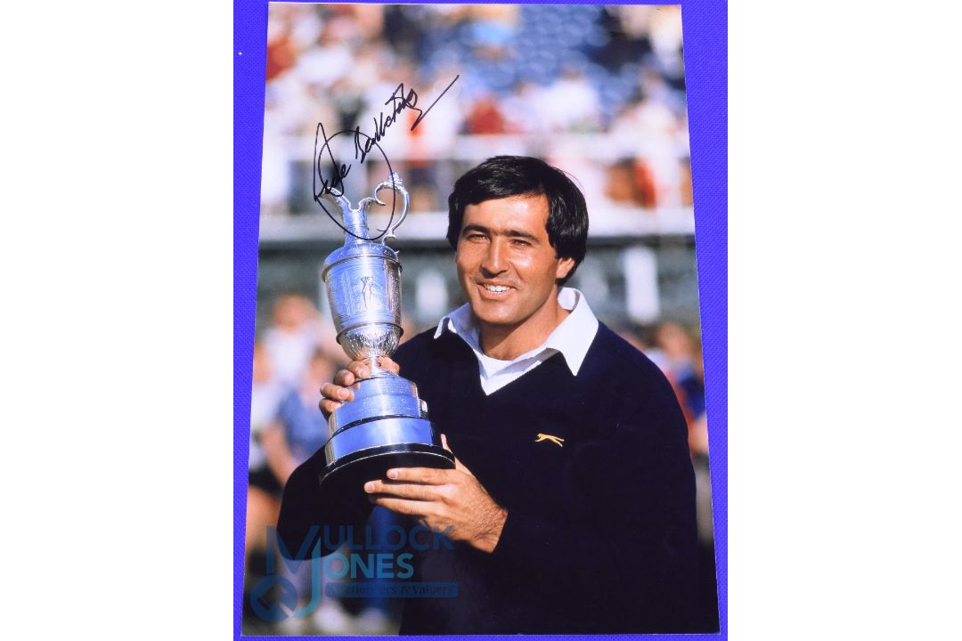 1984 Severiano Ballesteros Open Golf Champion Signed Press Photograph - played at St Andrews with