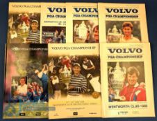 1999-2005 PGA Tour Programmes: to include years of 1990, 1991, 1992, 1993,1999, 2004 x2 (7)