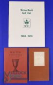 Walton Golf Club History and Local History Books: a 1904-1979 club history, 2 local history books by
