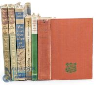 6x Henry Longhurst Golf Books: to include a signed copy of Round In Sixty Eight 1953, with D/J, a