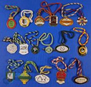 Collection of Horse Racing Enamel Members Badges. Covering the years 1990 - 2000s for the Kempton