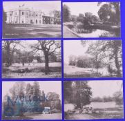 Interesting collection of early Burhill Golf Club and Links b&w postcards (6) to include players