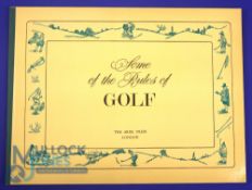 1966 'Some of the Rules of Golf' Illustrated by Charles Crombie - Ariel Press, London. Here we