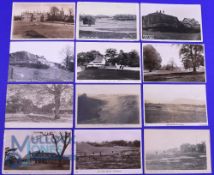 Interesting Cross section of English Golf Links b&w postcards from the early 1900s onwards (12) to
