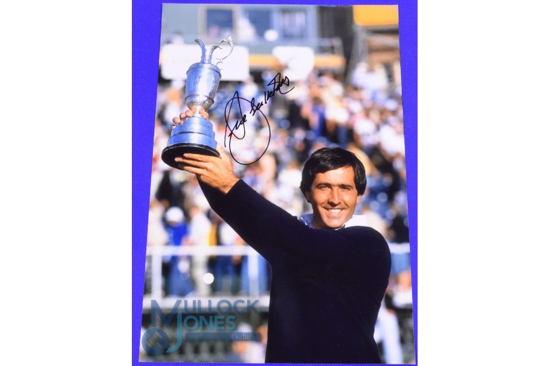 1984 Severiano Ballesteros Open Golf Champion Signed Press Photograph - played at St Andrews with