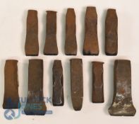 Collection of Golf Clubmakers and Retailers Cast Iron Club Head and Shaft Stamps (11) to incl R